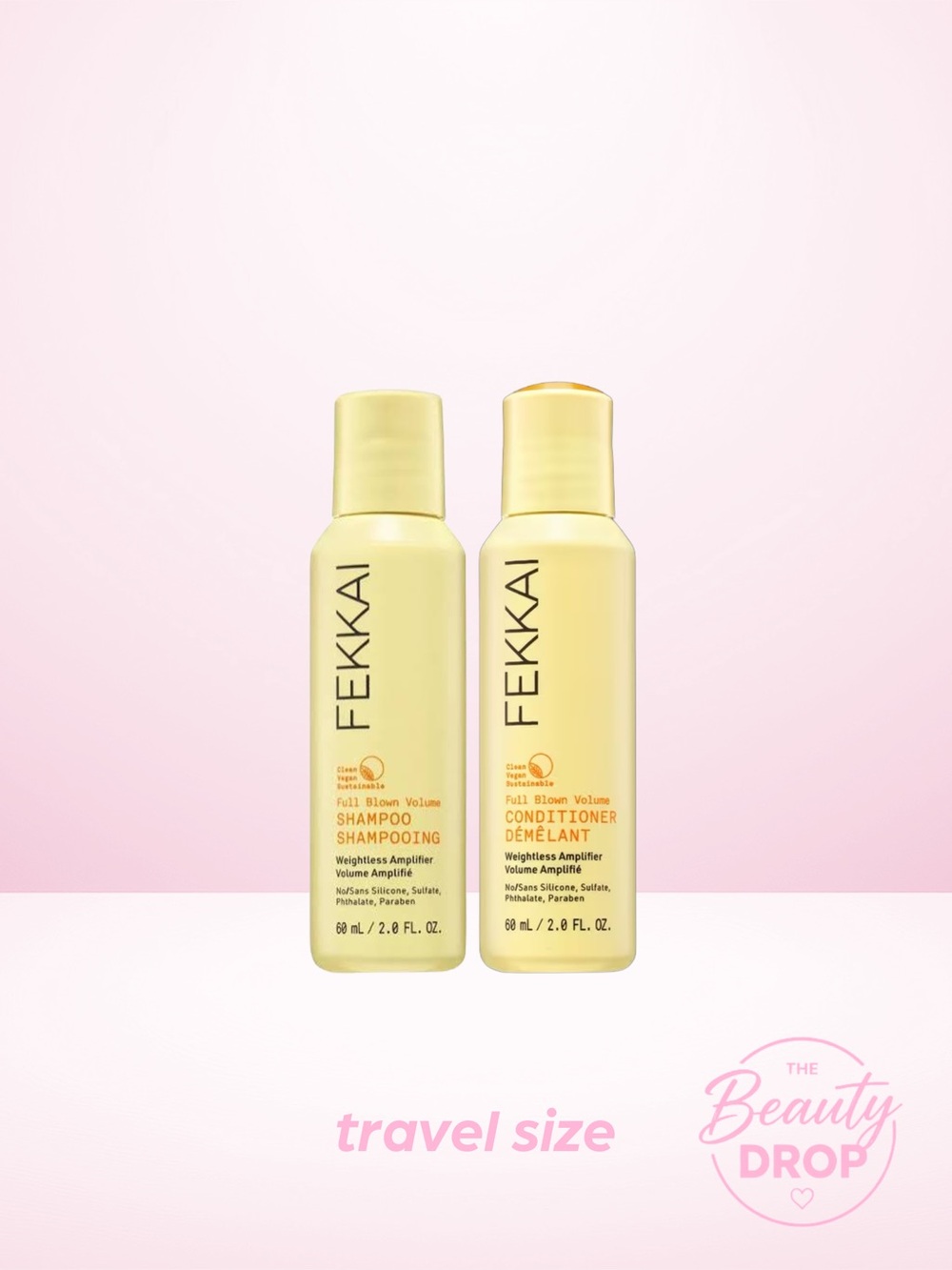 Fekkai Full Blown Volume Shampoo + Conditioner Travel Duo